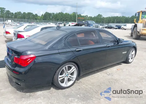 2012 BMW 750Li из США, поврежденный, VIN WBAKB8C57CDX20821